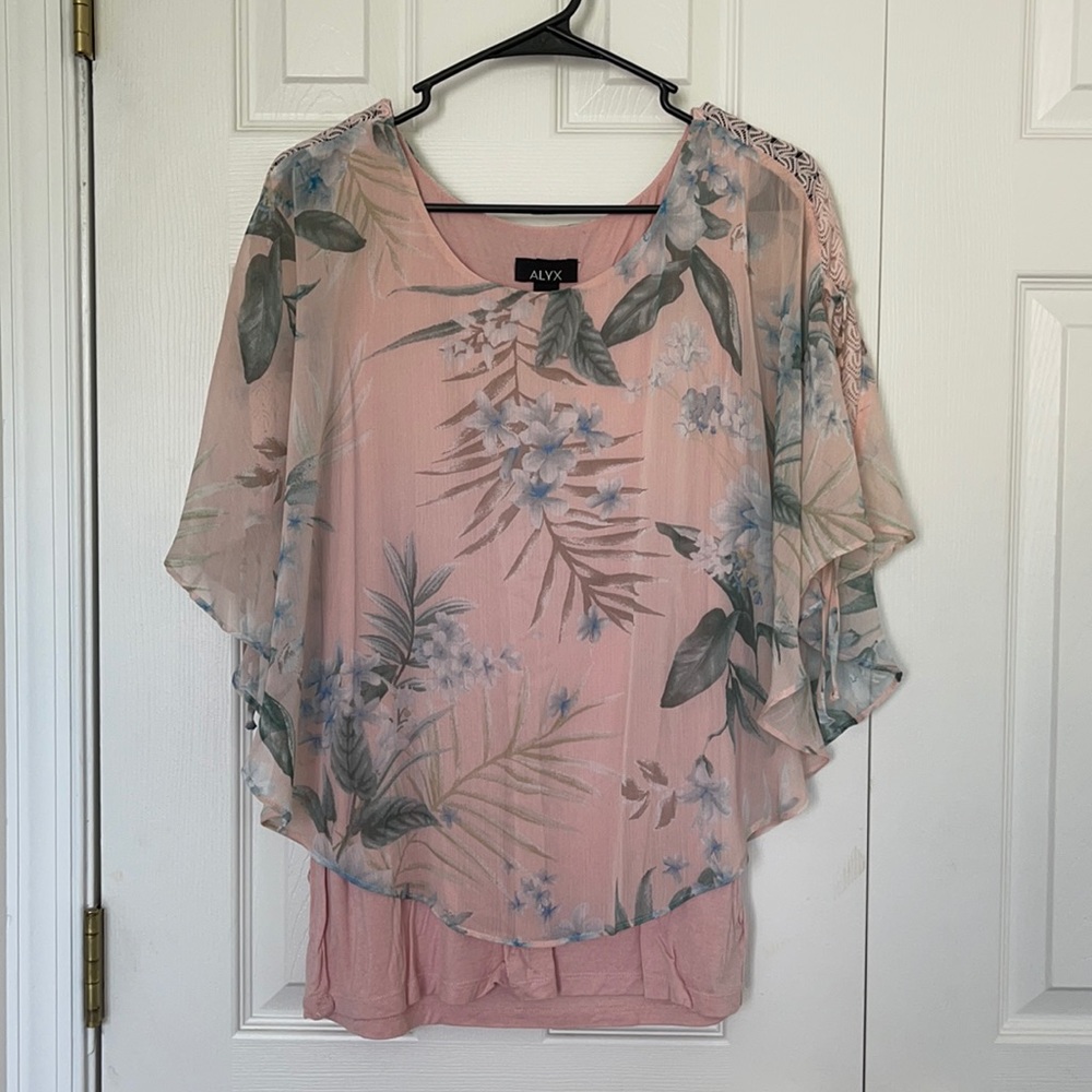 Pink floral top